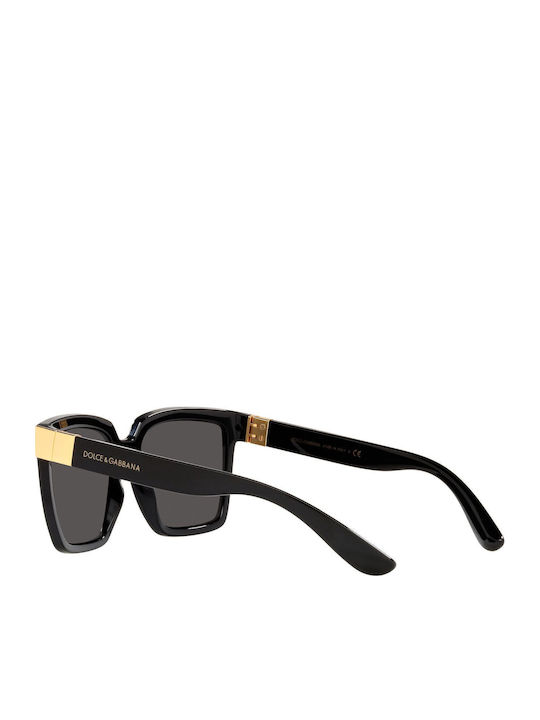 Dolce & Gabbana Γυναικεία Γυαλιά Ηλίου με Μαύρο Κοκκάλινο Σκελετό και Γκρι Φακό DG6165 501/87