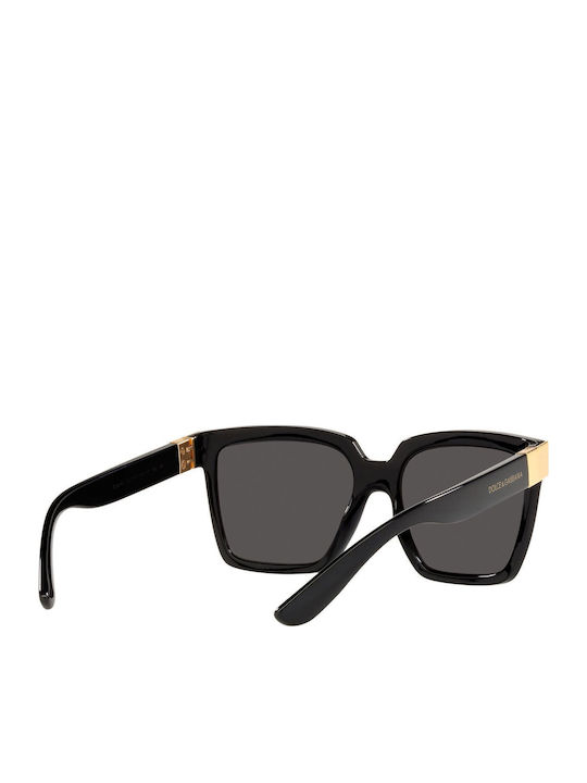 Dolce & Gabbana Γυναικεία Γυαλιά Ηλίου με Μαύρο Κοκκάλινο Σκελετό και Γκρι Φακό DG6165 501/87