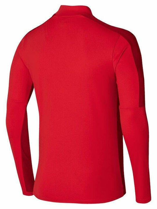 Nike Academy 23 Herren Sportliches Langarmshirt Dri-Fit Ausschnitt mit Reißverschluss Rot