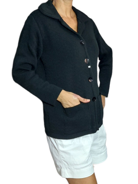 Damen Strickjacke gestrickt 50%Wolle 50%Dralon Veta Yak Thick SunCity