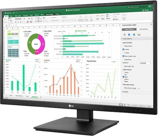 LG 27BN55UP-B IPS HDR Monitor 27" FHD 1920x1080 with Response Time 5ms GTG