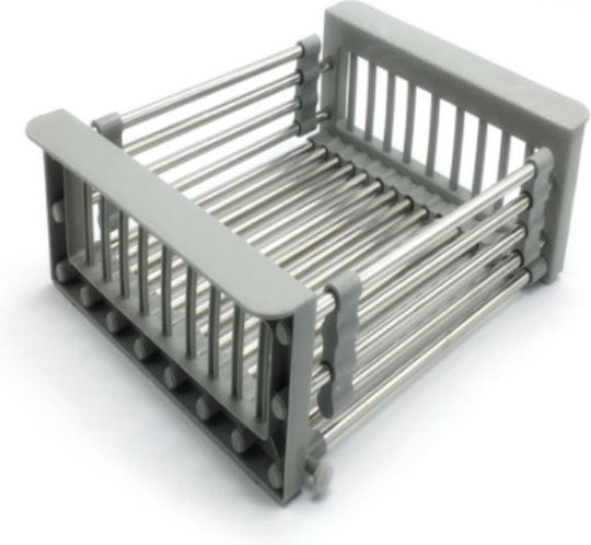 Factory Στραγγιστήρι Γούρνας Inox Γκρι 42x23x23cm