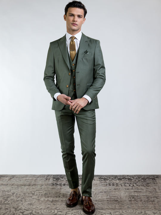 Suit Set Green Slim Fit MASSIMO