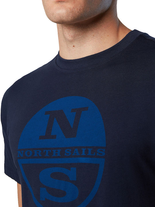 T-shirt Navy Μπλε