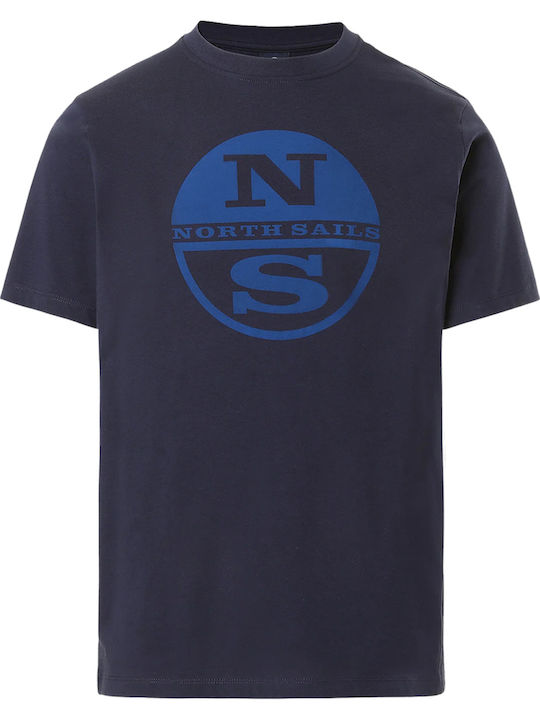 T-shirt Navy Μπλε