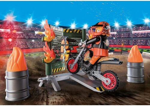 Playmobil Stunt Show Motocross Bike Stunts for 4-10 years old