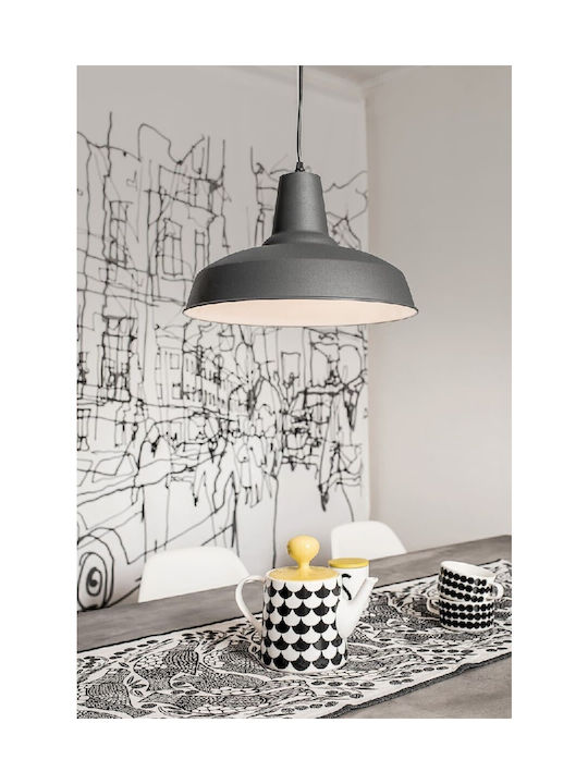 Bot Lighting Loft35 Lustră O singură lumină Bell pentru Soclu E27 Negru