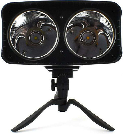 Andowl Handstrahler LED mit maximaler Helligkeit 15000lm Schwarz
