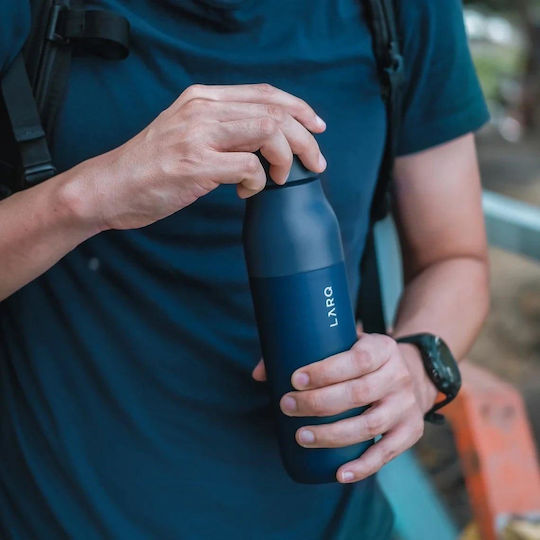 LARQ PureVis Μπουκάλι Θερμός Ανοξείδωτο 500ml Monaco Blue
