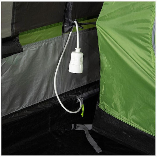 High Peak Garda 4.0 Зимна Палатка За Къмпинг Тунел Зелена С Двоен Плат За 4 Човека 550x280x200см