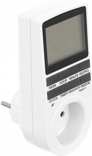 Izoxis Digital Timer Socket Daily / Weekly with Random Programming Capability