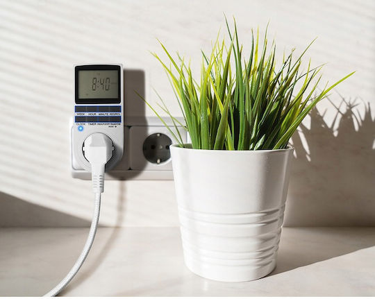 Izoxis Digital Timer Socket Daily / Weekly with Random Programming Capability