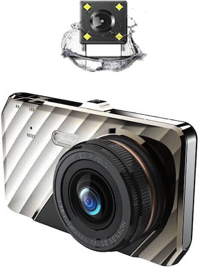 Andowl Car Digital Video Recorder Set 1080P with Screen 4 Inches and Rear Camera