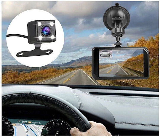 Andowl Car Digital Video Recorder Set 1080P with Screen 4 Inches and Rear Camera