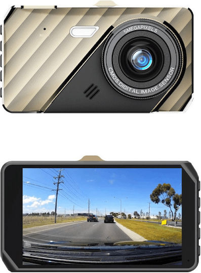 Andowl Car Digital Video Recorder Set 1080P with Screen 4 Inches and Rear Camera