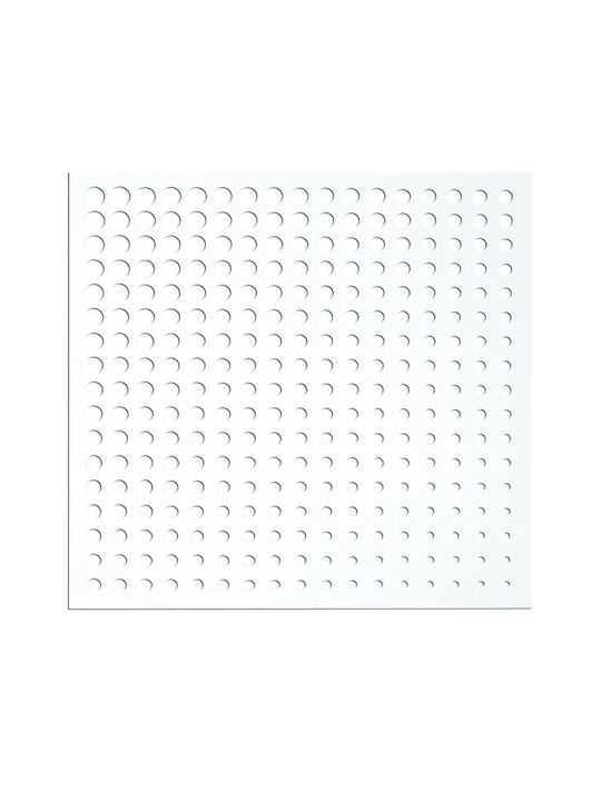 Spalier Garten Moon aus Kunststoff in Weiß Farbe 100x100cm 1Stück