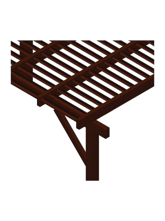 Gartenlaube aus Holz mit Decke 500x300cm
