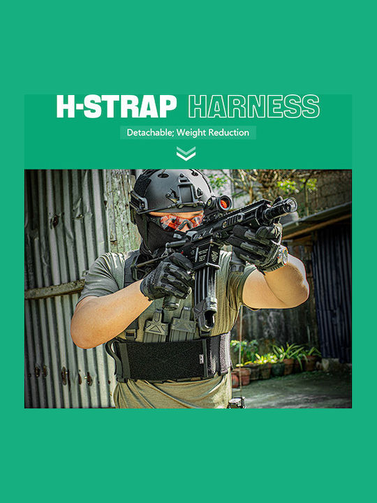 Amomax Chest Rig Γιλέκο Μάχης Μαύρο