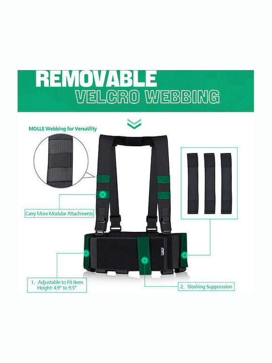Amomax Chest Rig Γιλέκο Μάχης Μαύρο