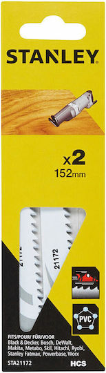 Stanley STA21172-XJ Blade for Wood 152mm 2pcs