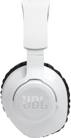JBL Quantum 360P Drahtloses Über Ohr Gaming-Headset mit Bluetooth / USB Konnektivität Weiß für PS5