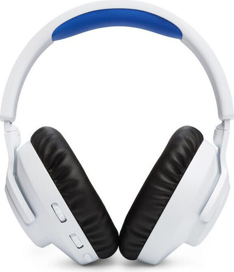 JBL Quantum 360P Drahtloses Über Ohr Gaming-Headset mit Bluetooth / USB Konnektivität Weiß für PS5