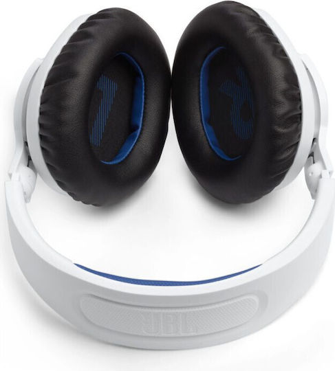 JBL Quantum 360P Drahtloses Über Ohr Gaming-Headset mit Bluetooth / USB Konnektivität Weiß für PS5