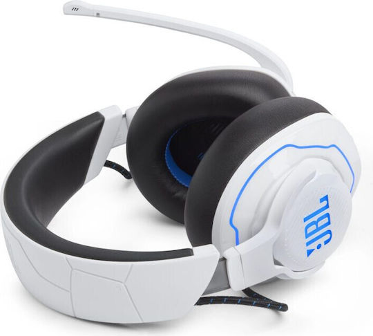 JBL Quantum 910P Drahtlos Über Ohr Gaming-Headset mit Bluetooth / USB Verbindung Weiß für PS4 / PS5