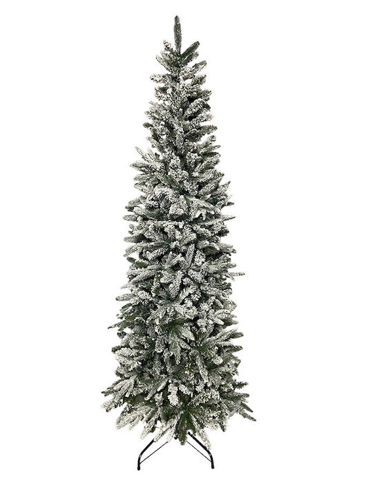 Weihnachtsbaum Norway Schlank Beschneit 210cm mit 1089 Zweige