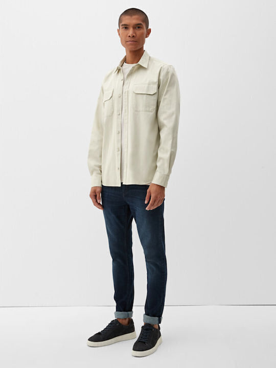 Langärmlig Hemd Beige