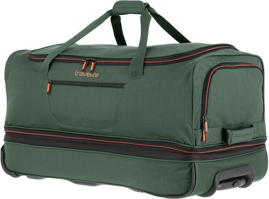 Travelite Basics Active Sack Voyage 86lt Green with Wheels Fabric L71xW35xH36cm