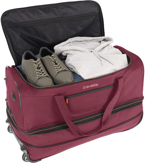 Travelite Basics Active Geantă de voiaj 86lt Charcoal cu roți Textil L71xW35xH36cm