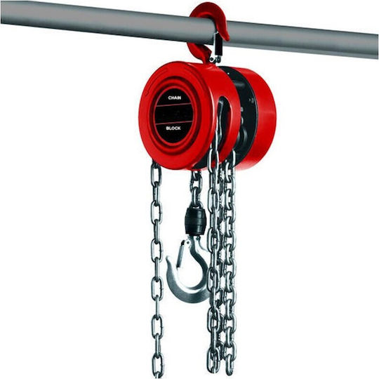 Kettenzug for Load Weight up to 1t in Rot Color