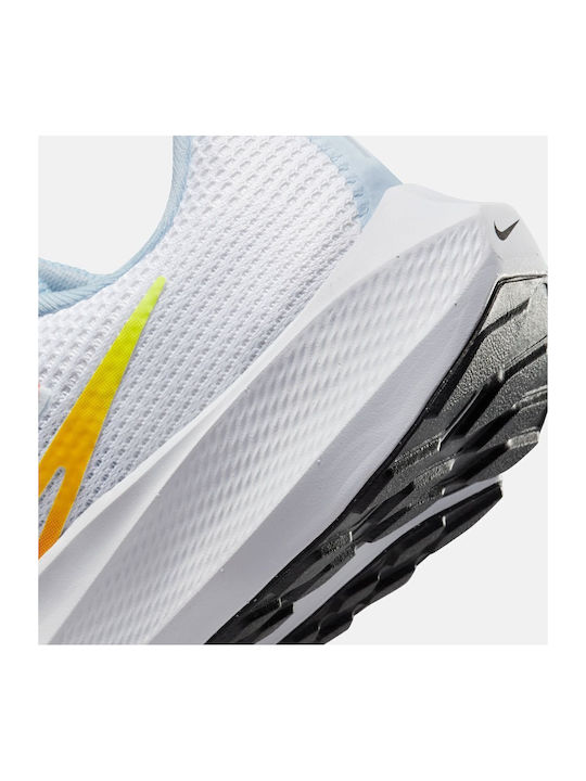Air Zoom Pegasus 40 Sport Shoes Running White / Blue Tint / Laser Orange / Picante Red