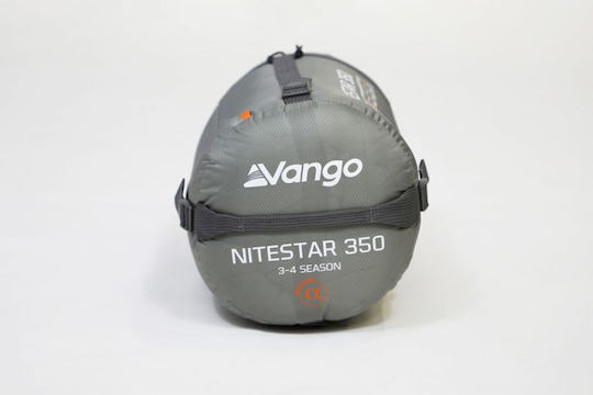 Vango Sleeping Bag Μονό 3 Εποχών Nitestar Alpha 350 Fog