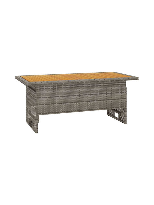 Garten- und Outdoor-Möbelsets 3 Stück Grau mit Kissen