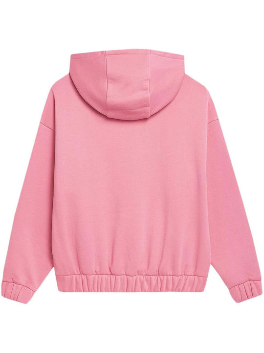 4F Women's Hooded Sweatshirt Pink