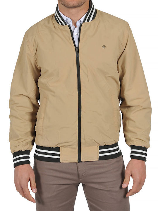 Dors Doubleface Herren Winter Jacke Bomber Khaki