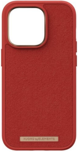 Njord Salmon Leather Back Cover Δερμάτινο 2mm Πορτοκαλί (iPhone 14 Pro)