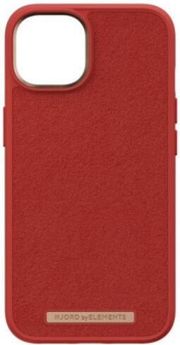 Njord Salmon Leather Back Cover Δερμάτινο 2mm Πορτοκαλί (iPhone 14)