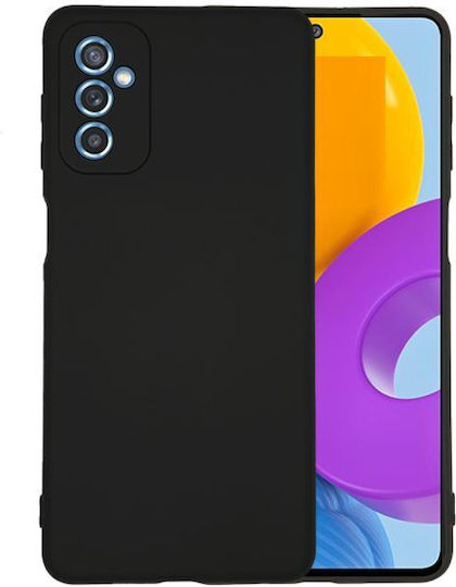 3MK Matt Umschlag Rückseite Silikon 1.2mm Schwarz (Galaxy M52)