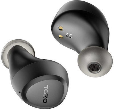 Tozo Tws Agile Dots Earbud Bluetooth Handsfree Earphones with Sweat Resistance and Charging Case Blacα