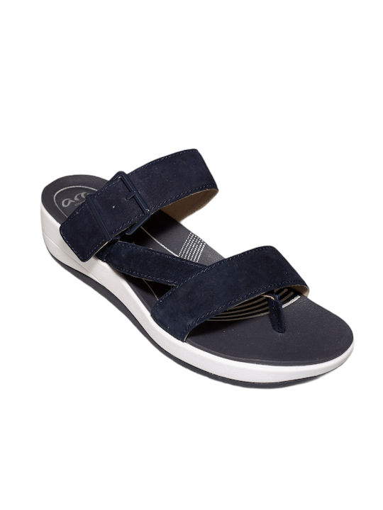 Women's blue platforms ARA 12-25932