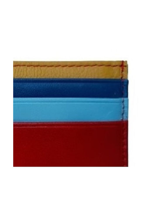 Valentini 1836P075, Cardholder, Leather, Red