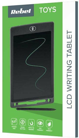 Rebel Rebel LCD Writing Tablet 8.5" Monochrome Black