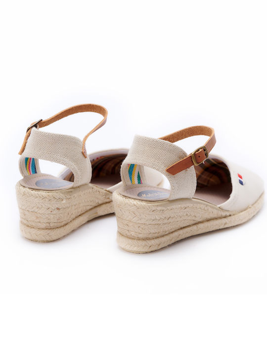 Women's Sabino Cumbers Espadrilles in Beige Color