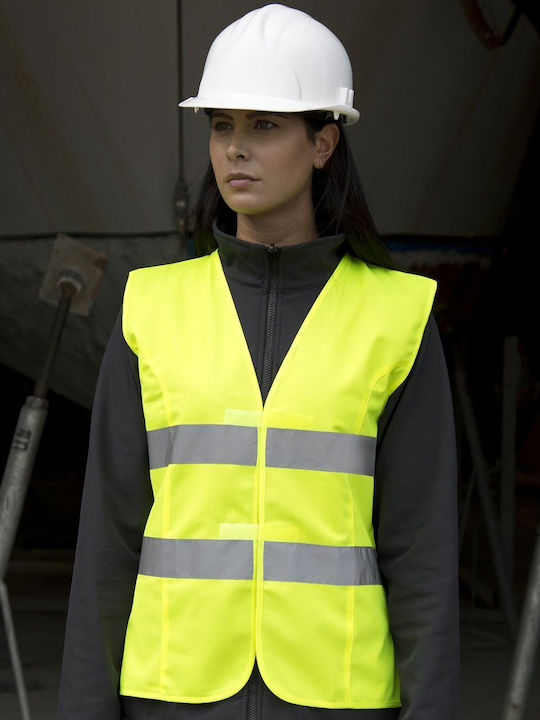 Result Women's Safety Vest with Reflective Film Yellow