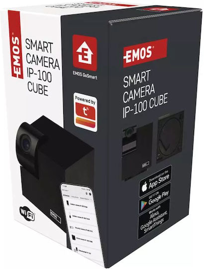 Emos H4051 IP Камера за наблюдение Wi-Fi HD 720P Черен