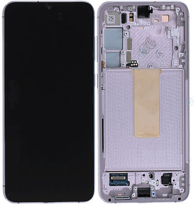 Samsung (Service Pack) Mobile Phone Screen Replacement with Touch Mechanism for Galaxy S23+ (Lavender)