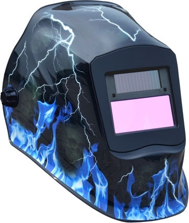 Tyno TN10E Welding Helmet with 92x42mm Visual Field Blue